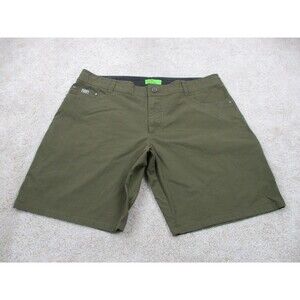 Kuhl Revolvr Shorts Men 40 Green Vintage Patina Dye Hiking Camp Outdoor 40x9